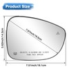 TOP-MAX Passenger Side Mirror Glass Compatible with Chrysler Pacifica 2017-2025,