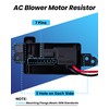 PANNUOSCS HVAC Blower Motor Resistor with Harness Compatible with 2003-2007
