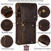 Ariscobull Leather Phone Holster, Genuine Buffalo Leather Cell Phone Holsters,