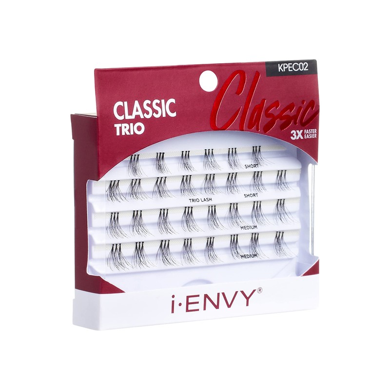 i-ENVY by KISS Trio Lash Classic Medium 30 Lashes Natural