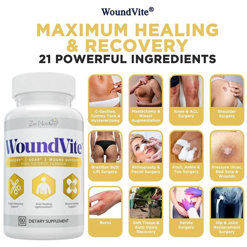WoundVite – Pre & Post Surgery Support, Scar & Wound