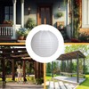 FIMWOLZ 3 Pcs White Round Lantern Lampshade Hanging Lamp Paper