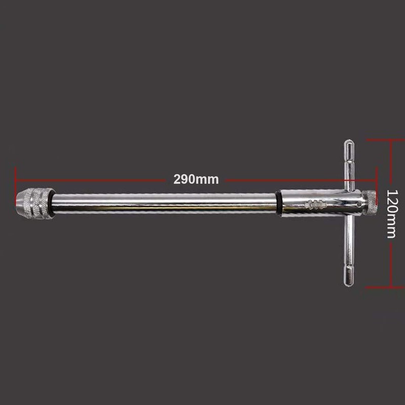 M5-M12 Reversible Long Handle Tap Wrench Ratchet Spanner
