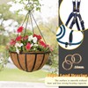 Rustark 60 anillos de metal resistentes de bronce de 5/8