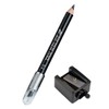 Eyebrow Pencil, Color Pencil, B4, Dark Gray, Sharpener Set (Pencil,