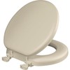 Mayfair Padded Toilet Seat, Cushioned Soft Vinyl over Wood Core