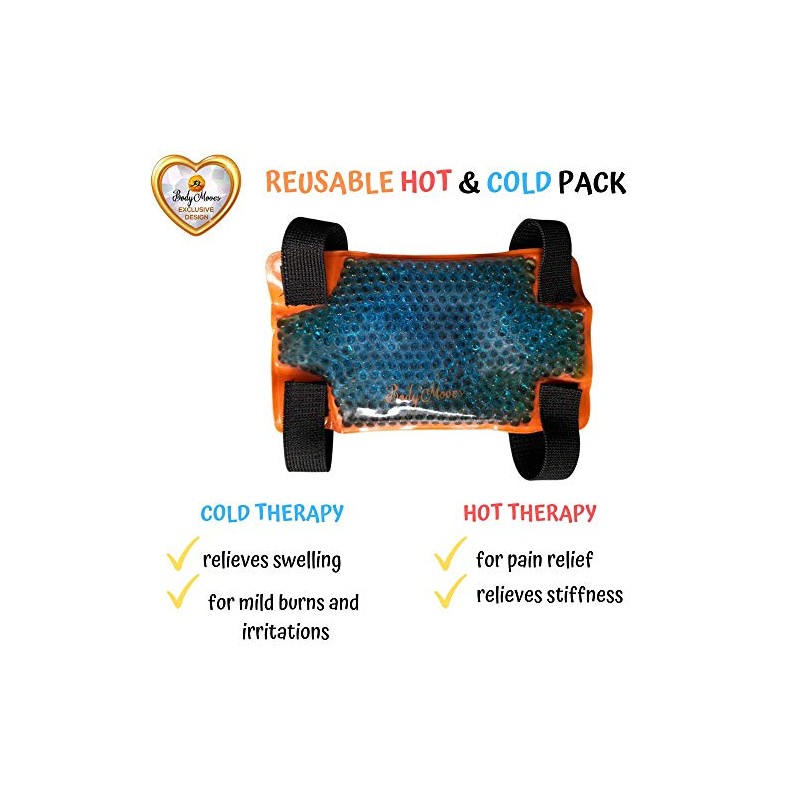 BodyMoves Kid's Ankle Brace Support Plus Hot and Cold Ice