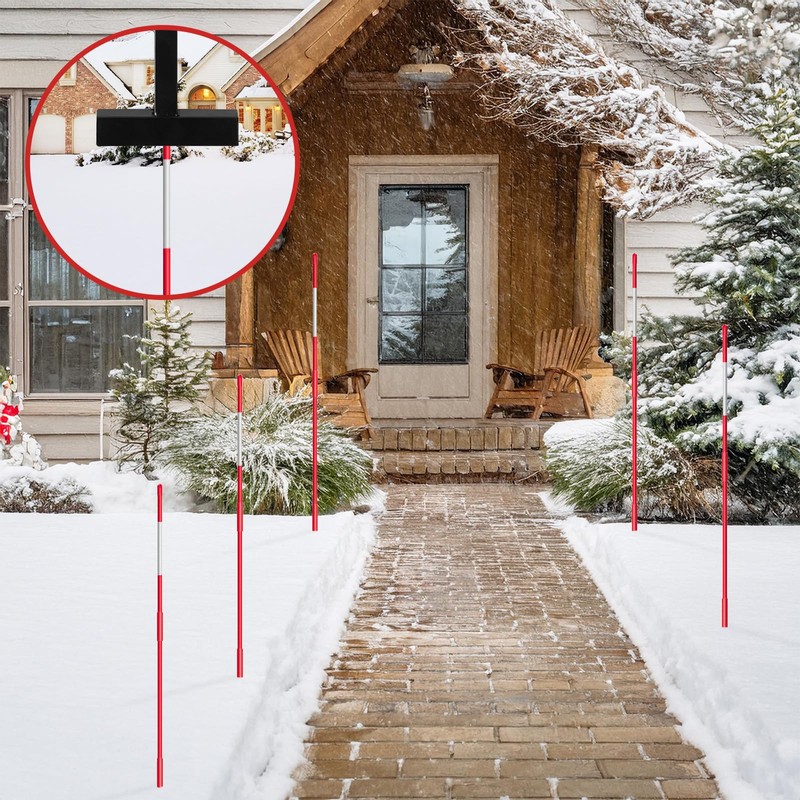 Snow Stake Installation Tool, Heavy Duty Driveway Markers Installation Tool