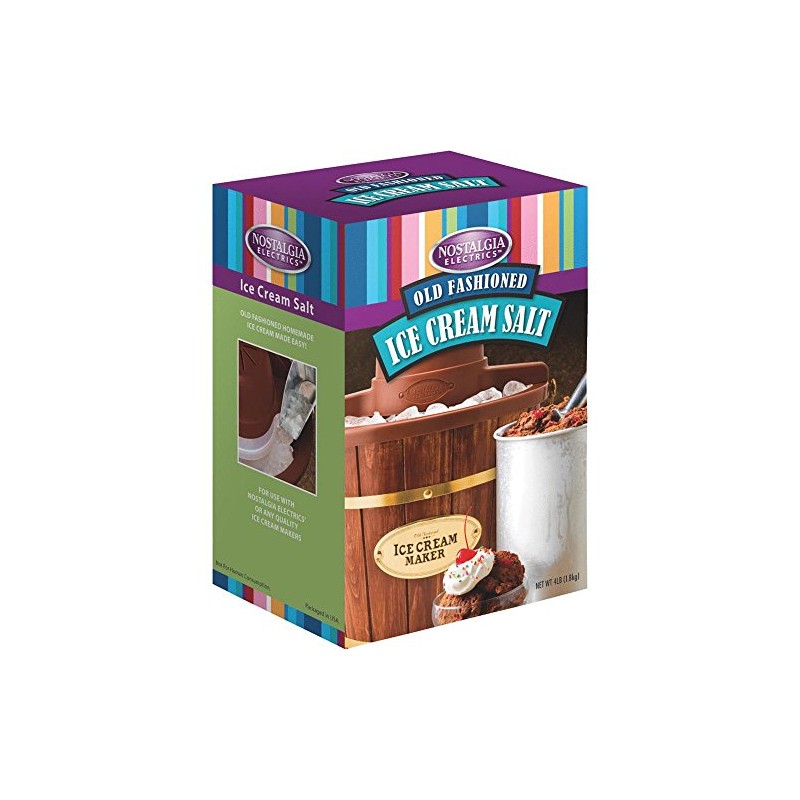 Nostalgia ice Cream Rock Salt, 4lb, Tub