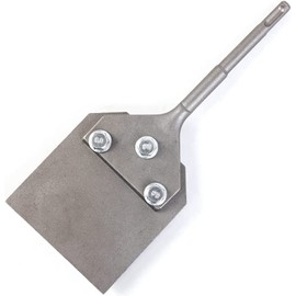 Monkey King Bar SDS-Plus Scraper Chisel Floor Scraper Tile & Thinset Scaling Chisel SDS-Plus Shank Fits SDS-Plus Rotary Hammers and Chipping Hammer Drills (250mmX100mm)
