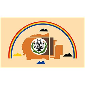 AV Navajo Nation Flag Sticker, Cultural Decals, Native American Flag Vinyls, Tribes of Indigenous People Stickers for Cars, Laptop, Back Windows, and RVs