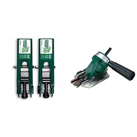 PacTool SA903 Gecko Gauge - Siding Mounting Kit & SS724 Snapper Shear Pro - Cutting Tool for Fiber Cement Board - Power Shears Professional Power Tools