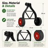 Adjustable Trimmer Support Wheel for Lawn Edging – Universal Auxiliary