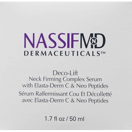 NassifMD Deco-Lift Neck Firming & Lifting Complex Serum with Powerful Peptides that smooth wrinkles for younger looking skin