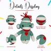 Made By Aliens Adorable Sock Monkey 6 Inches, The Original