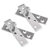 2 Pcs Eccentric Pivot Hinges 360 Degree Door Pivot Hinge