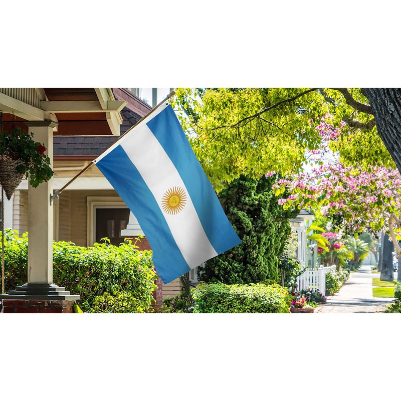 DANF Argentina Flag 3x5 Foot Polyester Argentinian National Flags Polyester