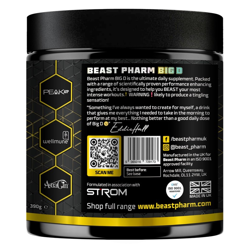 Beast Pharm | BIG D Daily Creatine Monohydrate Powder |