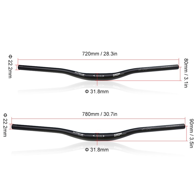 Mountain Bike Handlebar MTB Handlebar Cycle Handlebar Bicycle Riser Bar
