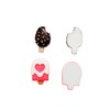 Anrher 100pcs Miniature Ice Cream Stick Flatback Resin Mixed Decor