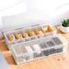 2 Pcs Cable Storage Box, Cable Tidy Box with Open