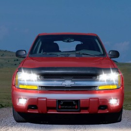 MrTailLight.com 02 06 08 09 Trailblazer Head & Fog Light High Beam Kit Turns On All 6 Lights!