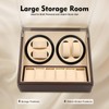 BIXIBIN Automatic Watch Winder Box, Luxury Storage Case for Mechanical