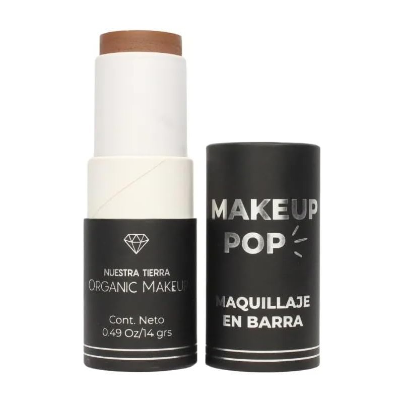 Makeup Pop Barra de Contorno Tono Marrón Intenso Castaña, Maquillaje