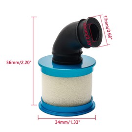 Pxyelec RC 1:10 Aluminium RC Car Air Filter for 1:10 Offroad for HSP Car Buggy Blue Remote Controlled Model Vehicle Accessories Remote Controlled Model Vehicle Accessories