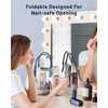 SWEETFULL Portable Handheld Mini Fan with LED Display, 3-in-1 Personal