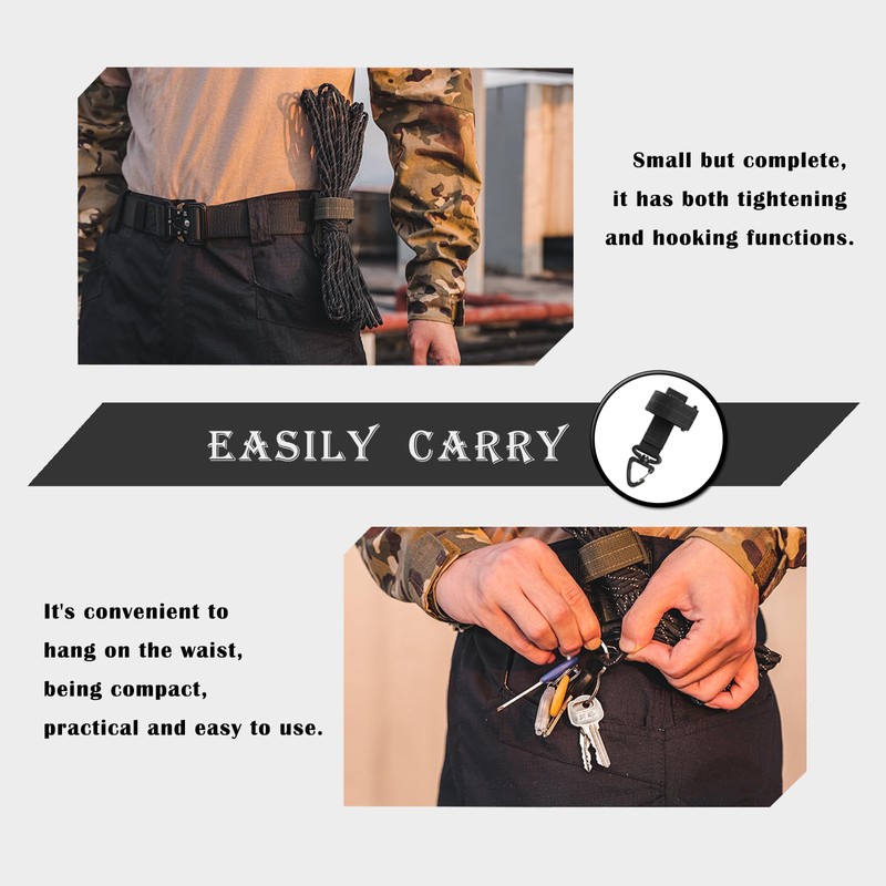 2Pcs Glove Strap Keeper with Adjustable Hook and Loop Strap,