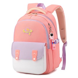 Kids Backpack for Girls | Primary School Bags Elementary Girls Backpacks Grade 1-3 | A01-Pink