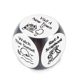11th Anniversary Steel Gifts for Couples, Dad Gifts for Father's Day, Date Night Ideas Dice, Anniversary Ideas for Women Men, Wedding Registry Gift Birthday for Wife Girlfriend Husband Boyfriend