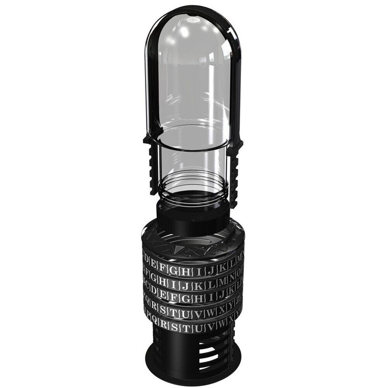 4Thought Products Puzzle Pod Cryptex - Brain Teaser and Coin