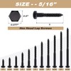 10-Sets 5/16 x 3-1/2" Hex Lag Screws and 5/16" ID