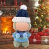 Lyreh 3pcs Clothes Set for 17cm Dolls, Winter Blue Starry