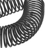 30PCS Black Spiral Binding Coils, 29MM PVC Plastic 4:1 Ratio