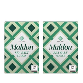 MALDON SEA SALT FLAKES 4.4 oz (125 g), Set of 2 Boxes, 4.4 oz (125 g) x 2P, Nature Kiosk with Open Date Label