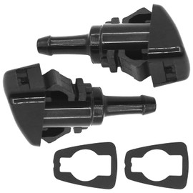 Seentech Front Windshield Washer Nozzles - Replacement for/Compatible with Chrysler, Dodge, Jeep, Ram - Replaces OEM #: 4805742AB, 4805742AC. 5113049AA, 55077460AA, 5303833AA (Pack 2)