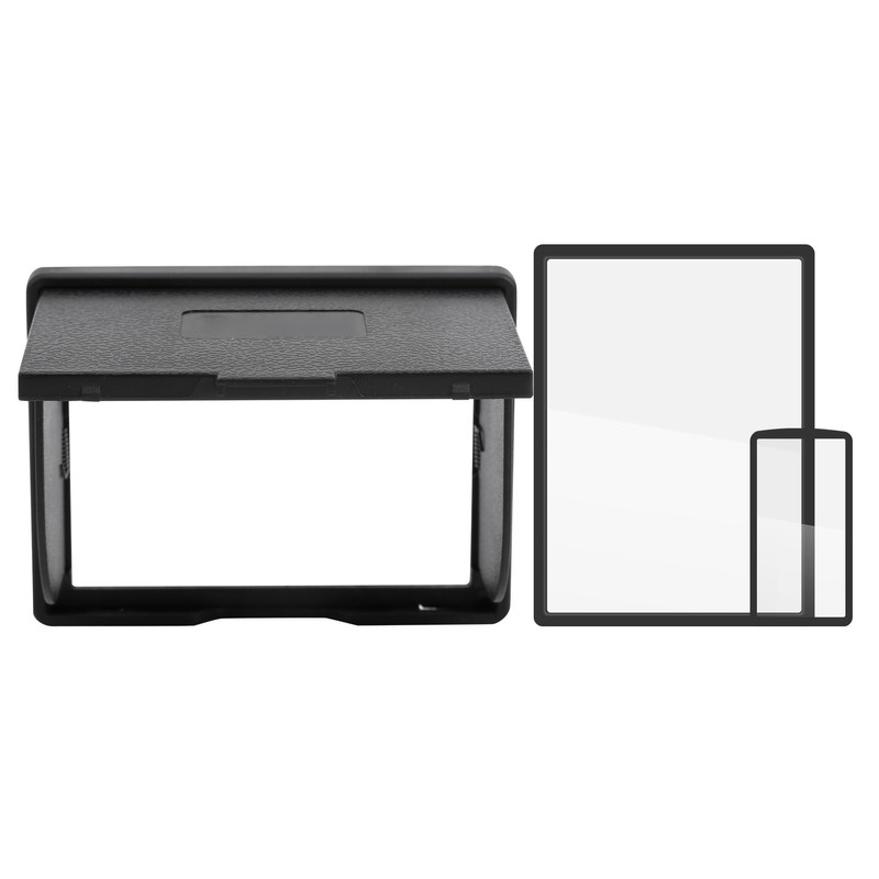 Digital Camera Sun Shade Hood Cover Display Screen Tempered Glass