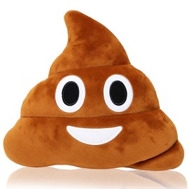 GYTFOG Fake Poo, Plushies For Boys, Poo Toy, Plush Pillow Round Triangle Emotion Cushion Cute Decorative Stuffed Toy Brown Birthday,Plushies For Boys and Girls,Humorous Home and Office Decor