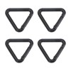 PATIKIL 1" Triangle Ring Buckle, 4 Pack Metal Spring Snap