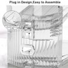 12 Pack Clear Shoe Slots Organizer - Adjustable Height 3.7''to