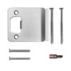 MOSECYOU Extended Lip Strike Plate 2-1/2" x 2-1/4", Heavy Duty