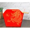 Ebros Gift Asian Takeout To Go Box Shaped Serving Bowl16Oz