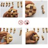 Handmade Wooden Puzzle Magic Ball Brain Teasers Toy Intelligence Game