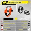 AUTORICH Safety Chain Connector Link, 1/2IN Tow Hitch Hammerlock Coupling