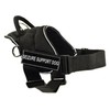 DT Fun Works Harness, Seizure Support Dog, Black With Reflective