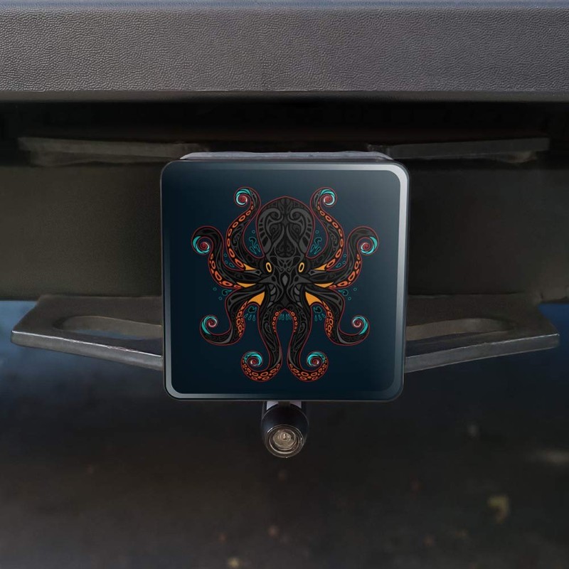 Graphics and More Black Octopus in The Abyss Tow Trailer