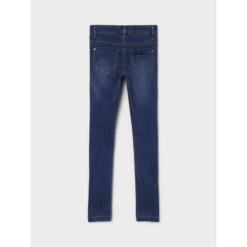 NAME IT Girl Jeans Skinny Fit Sweat, Dark denim blue